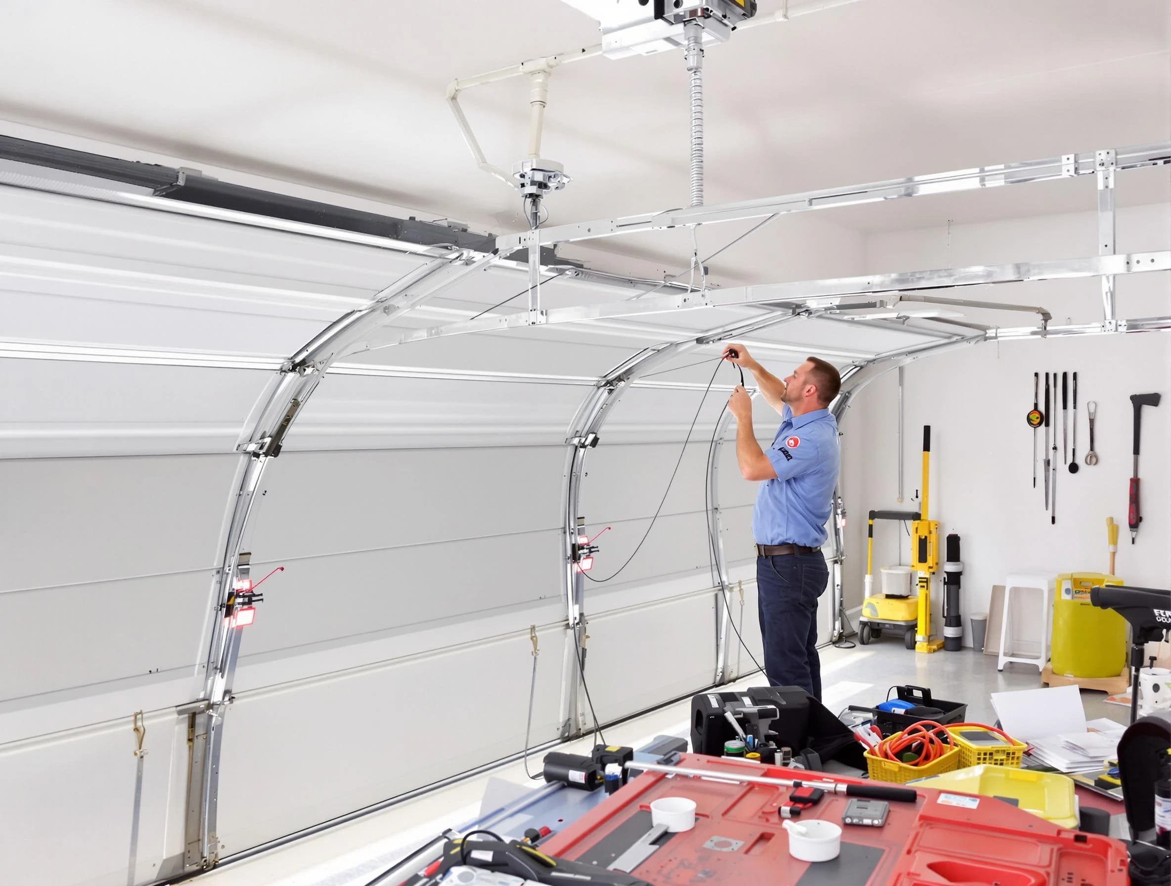 Garage door cable repair service by Fairfield Garage Door Repair in Fairfield