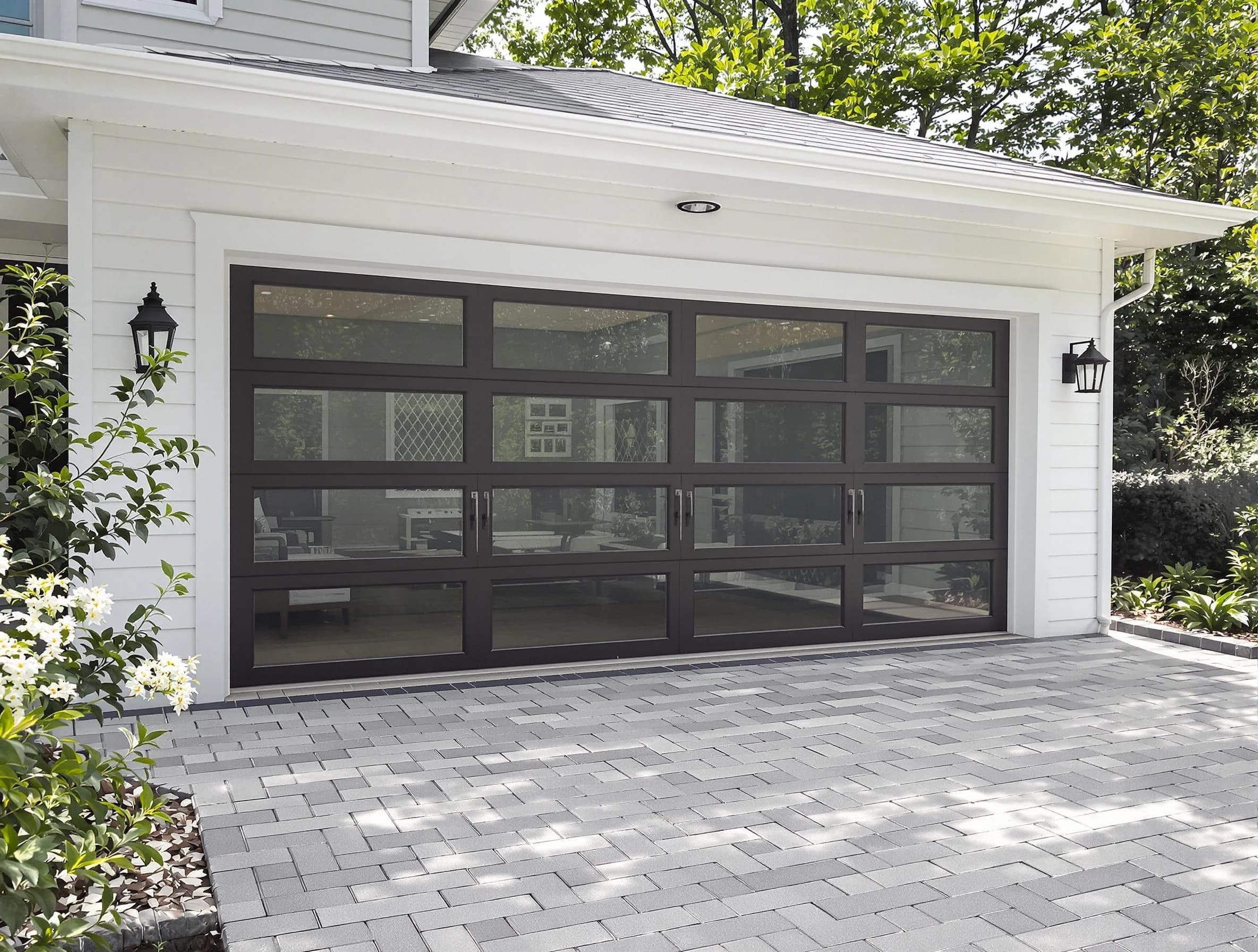 Fairfield Garage Door Repair design specialist presenting custom garage door options to Fairfield homeowner