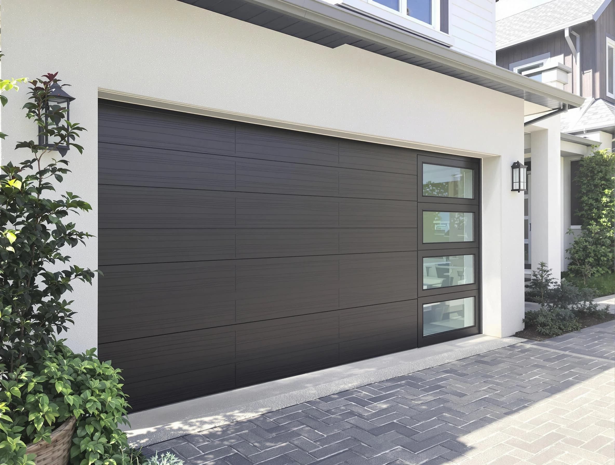 Custom garage door installation by Fairfield Garage Door Repair in Fairfield