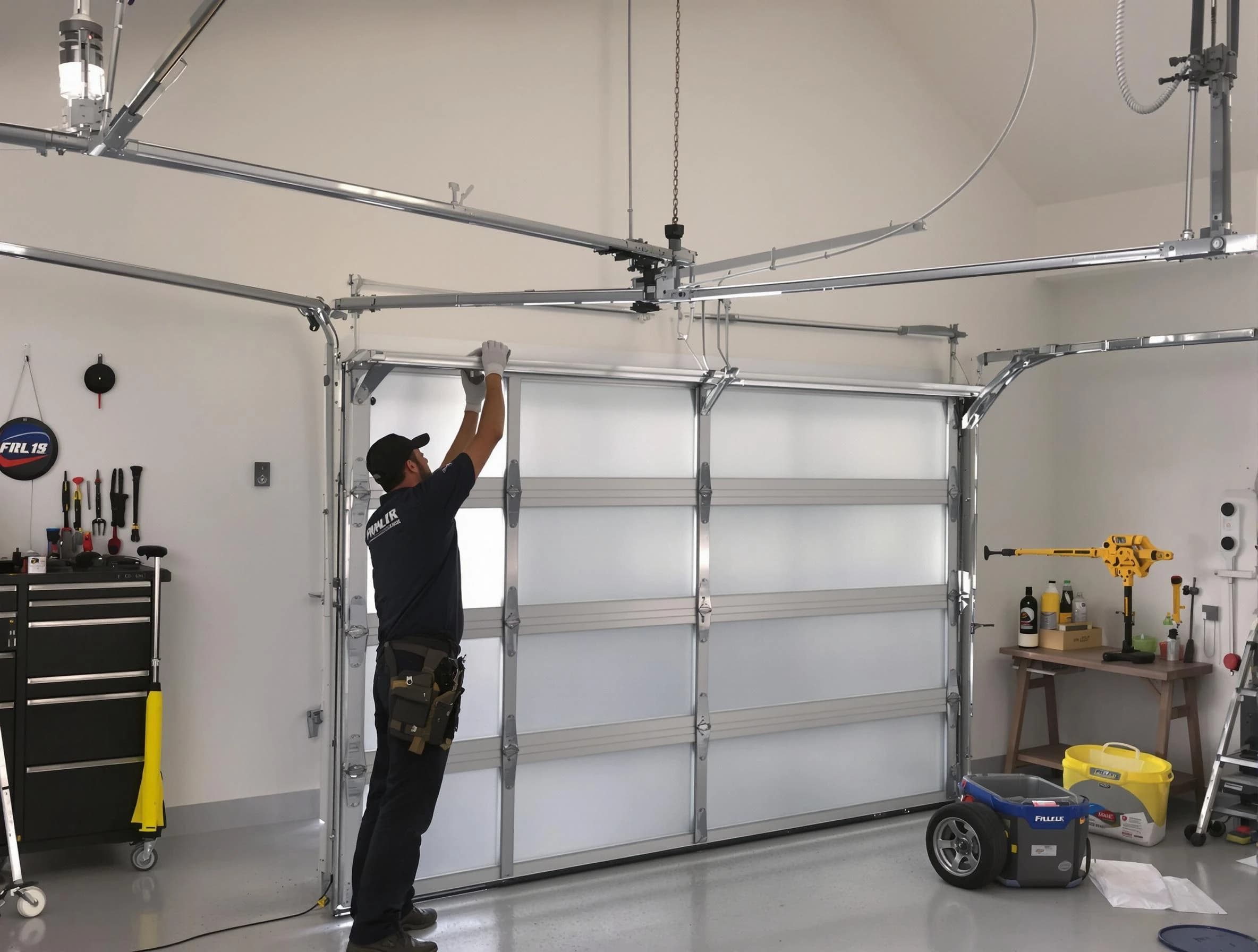 Fairfield Garage Door Repair certified team performing precision garage door installation in Fairfield