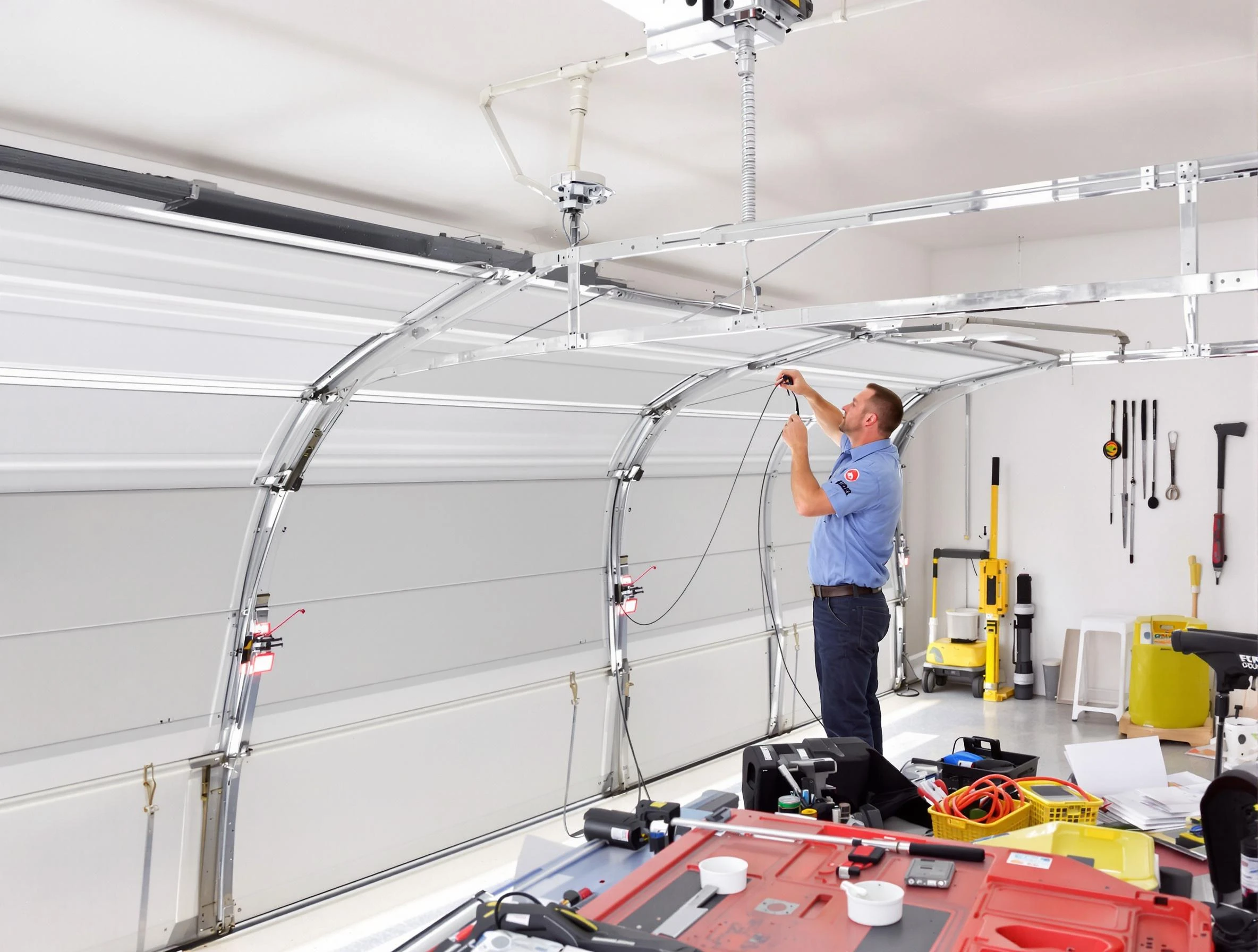 Garage door cable repair service by Fairfield Garage Door Repair in Fairfield