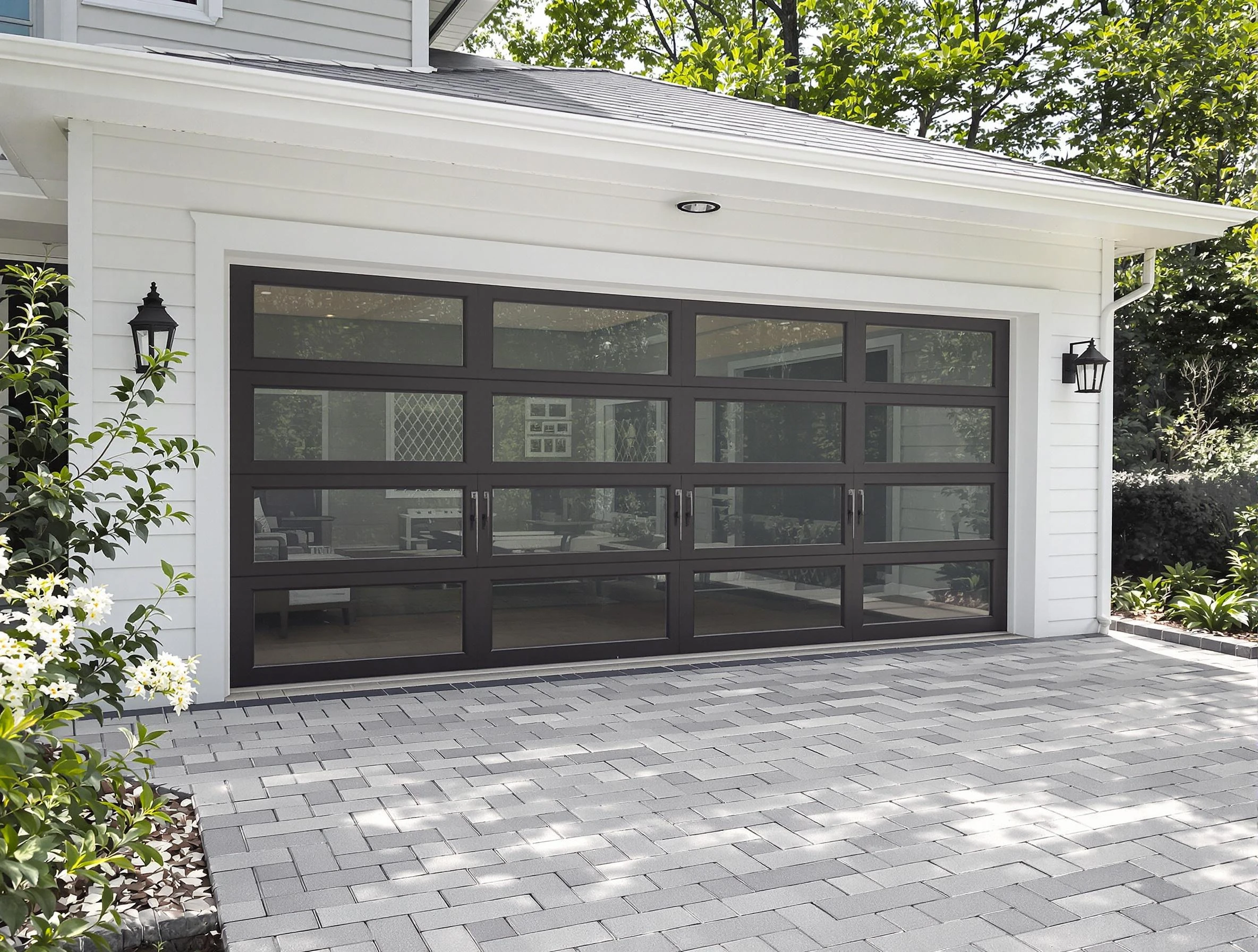 Fairfield Garage Door Repair design specialist presenting custom garage door options to Fairfield homeowner