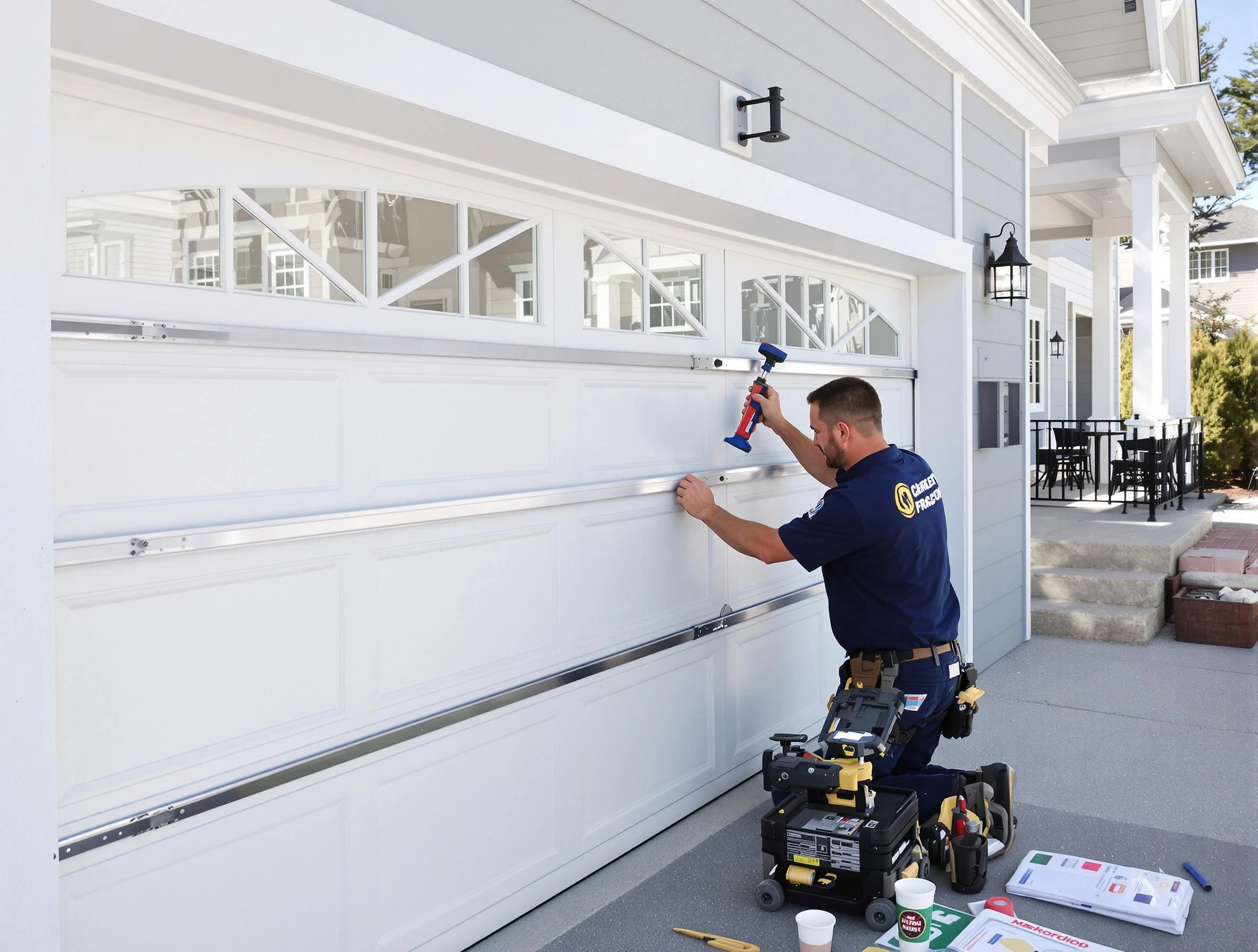 Professional garage door installation by Fairfield Garage Door Repair in Fairfield