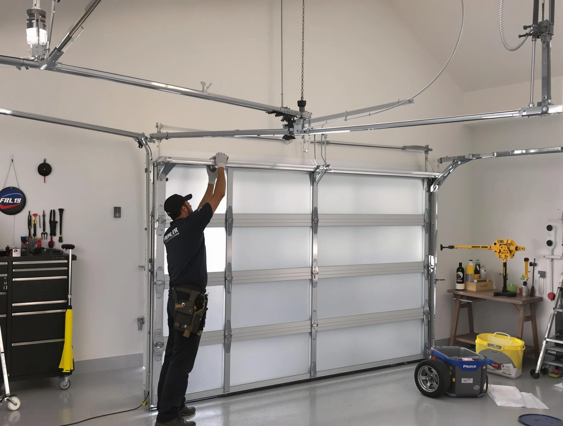 Fairfield Garage Door Repair certified team performing precision garage door installation in Fairfield