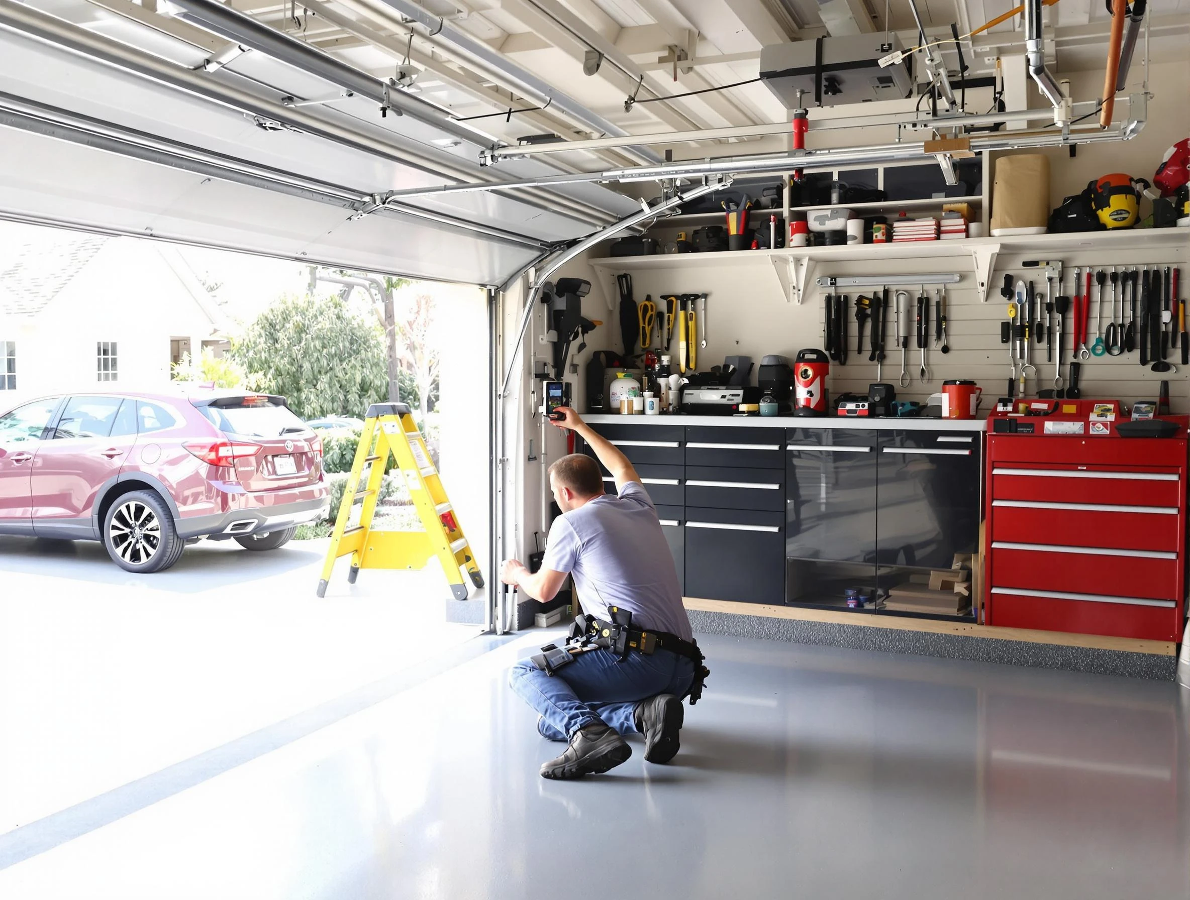 Local garage door repair service by Fairfield Garage Door Repair in Fairfield